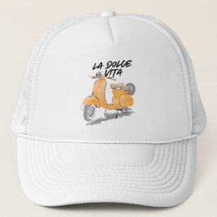 Casquette de camionneur moto LA DOUCE VIE