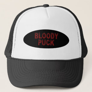 Casquette de camionneur noire Bloody Puck
