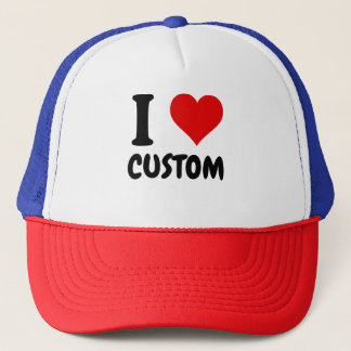 Casquette de camionneur personnalisable J'aime