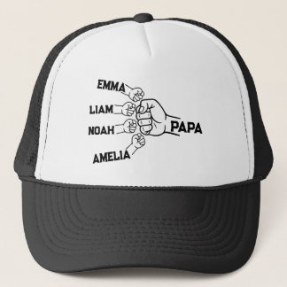 Casquette de camionneur personnalisée Papa Fist Bu