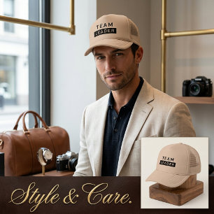 Casquette de camionneur personnalisée pour chef d'