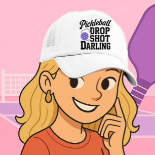 Casquette de camionneur Pickleball Drop Shot Darli