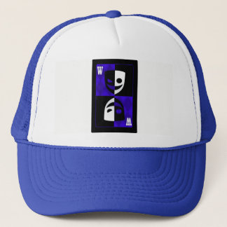 Casquette de camionneur Poker Diamants Joker Bleu