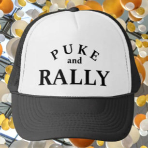 Casquette de camionneur Puke and Rally – Accessoir