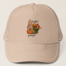 Casquette de camionneur reconnaissante et pleine d