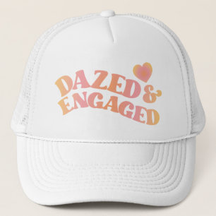 Casquette de camionneur Retro étourdie et fiancée