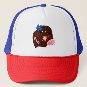 Casquette de camionneur Taupe Marron