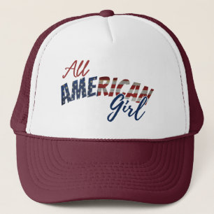 CASQUETTE DE CAMIONNEUR TOUTE AMÉRICAINE FILLE