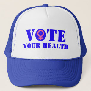 Casquette de camionneur Vote Your Health