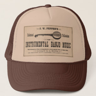 Casquette de camionneurs de musique de banjo