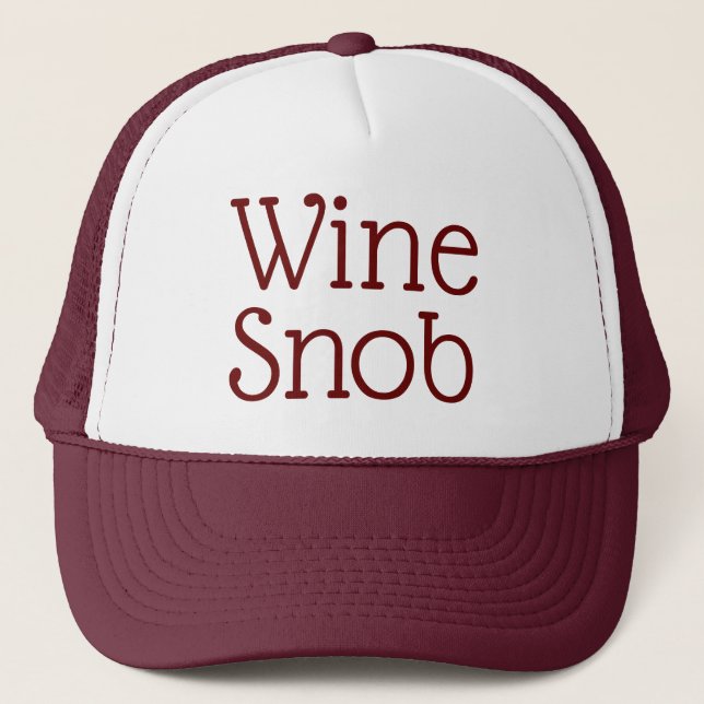 Casquette de camions Wine Snob (Devant)