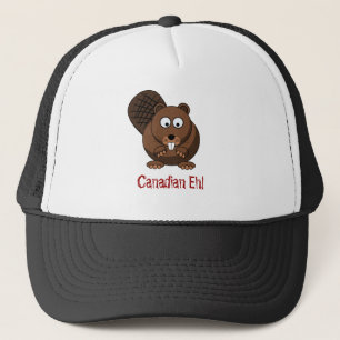Casquette de castor de bande dessinée