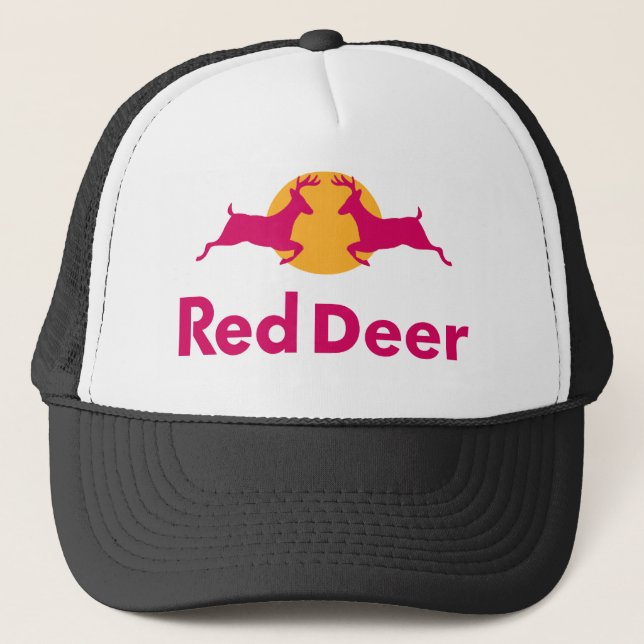 Casquette de cerfs communs rouges (Devant)