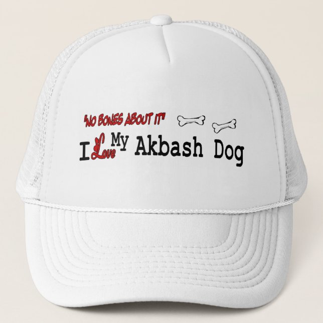 Casquette de chien d'Akbash (amour d'I) (Devant)
