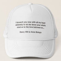Casquette de citation de Henry VIII