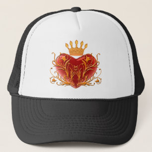 Casquette de coeur Filigree Crown