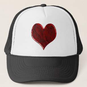 Casquette de coeur teint