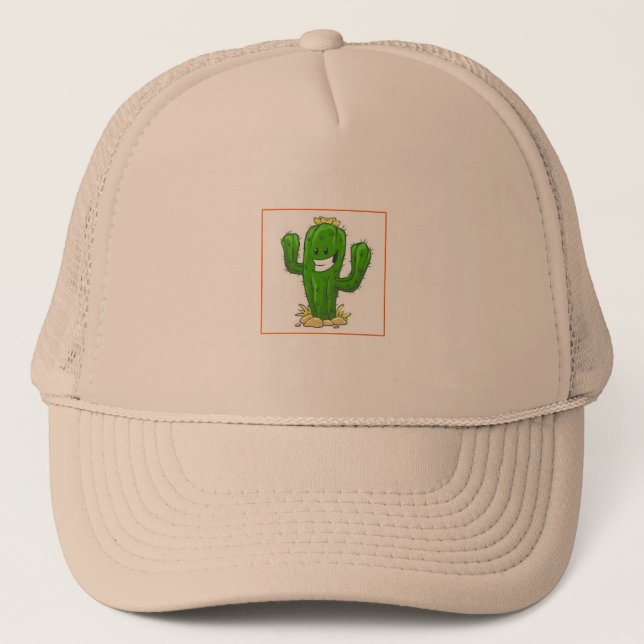 casquette de conception cactus (Devant)