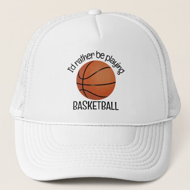 Casquette de conception de basket-ball (Devant)
