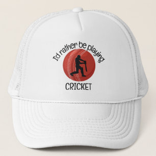 Casquette de conception de cricket
