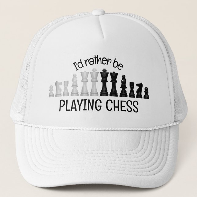 Casquette de conception d'échecs (Devant)