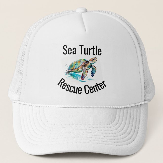 Casquette de conception des tortues marines (Devant)