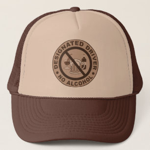 Casquette de conducteur indiqué - choisissez la