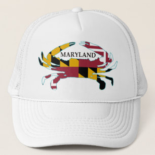 Casquette de crabe de drapeau du Maryland