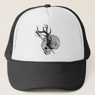 Casquette de crâne d'Antler de dégradations