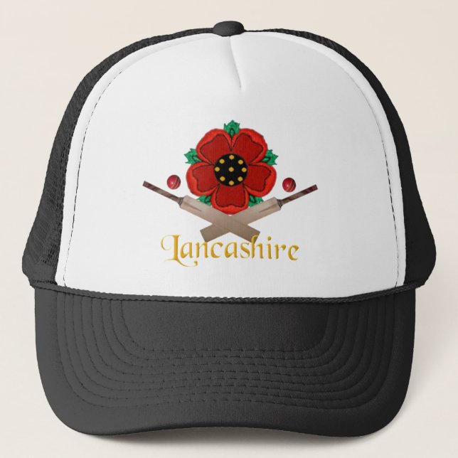 Casquette de cricket de Lancashire (Devant)