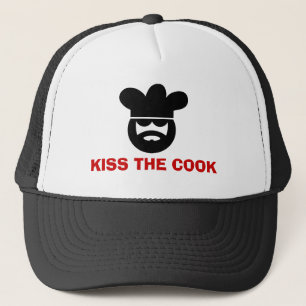 Casquette de cuisine pour le baiser des hommes  