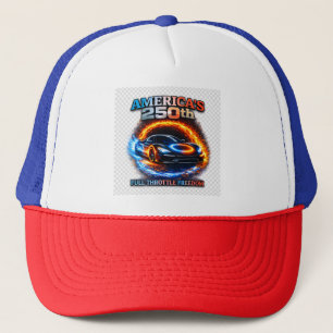 Casquette de design de muscle car patriotique pour