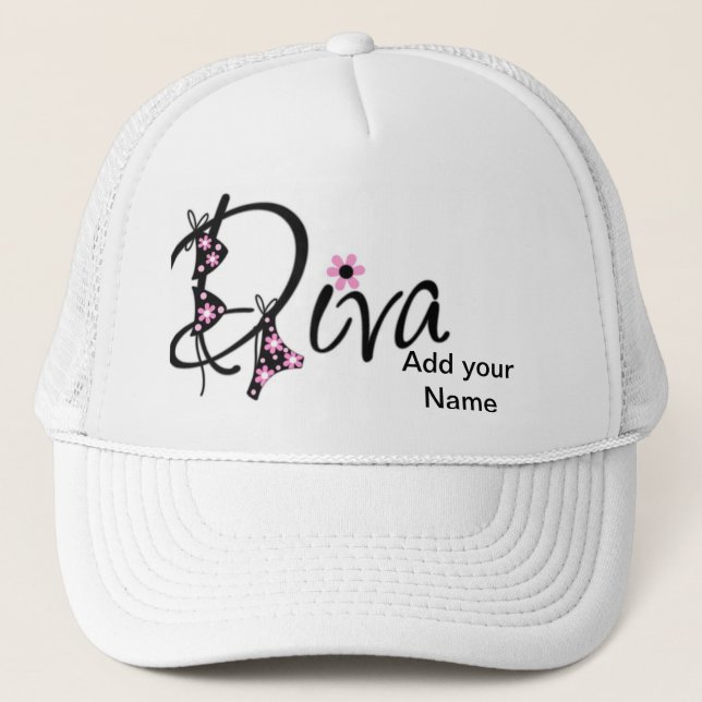 Casquette de diva personnalisé (Devant)