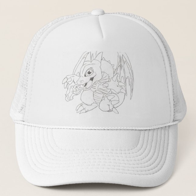 Casquette de dragon d'enfant (Devant)