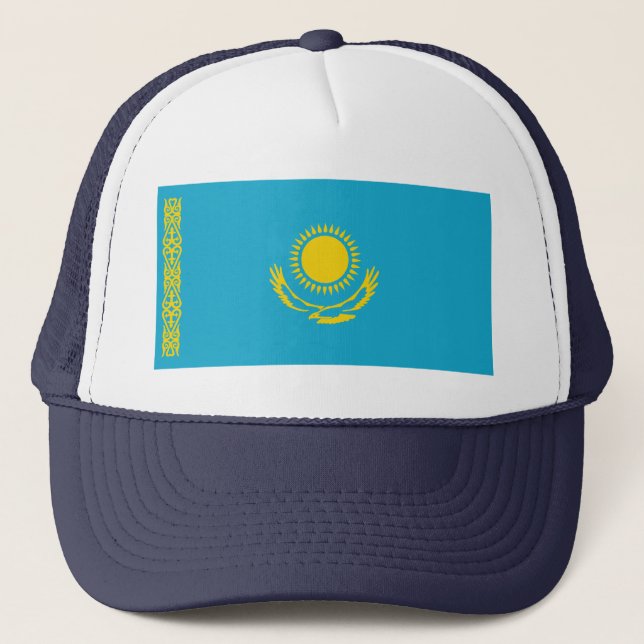 Casquette de drapeau de Kazakhstan (Devant)