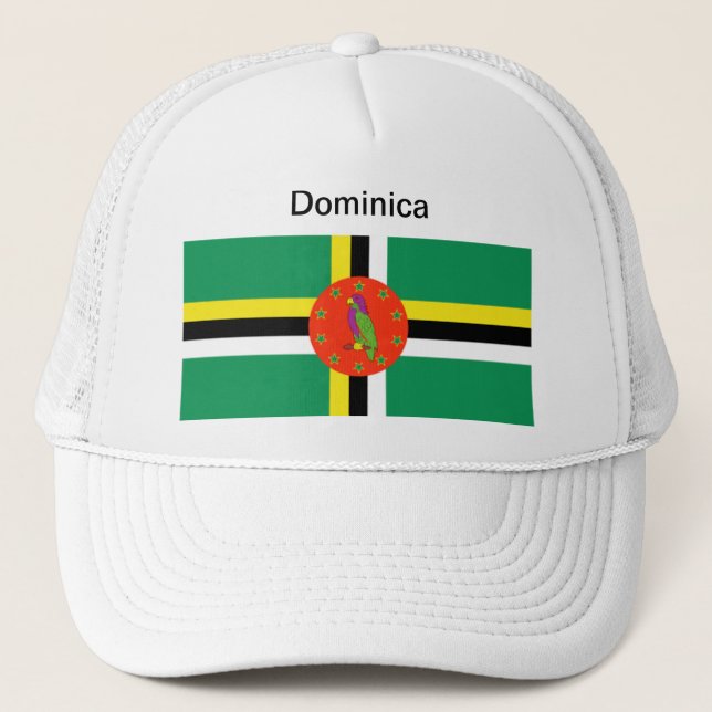 Casquette de drapeau de la Dominique (Devant)