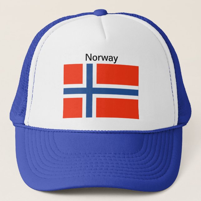 Casquette de drapeau de la Norvège (Devant)