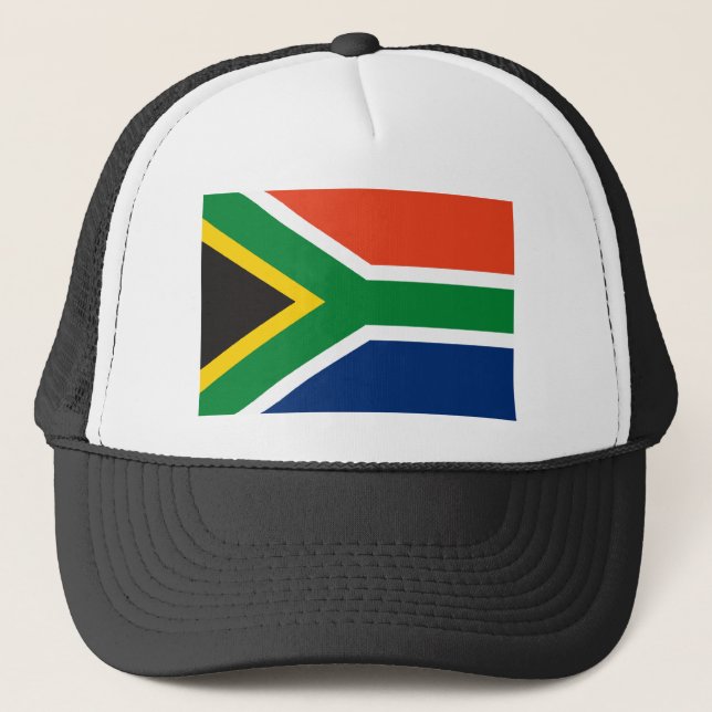 Casquette de drapeau de l'Afrique du Sud (Devant)