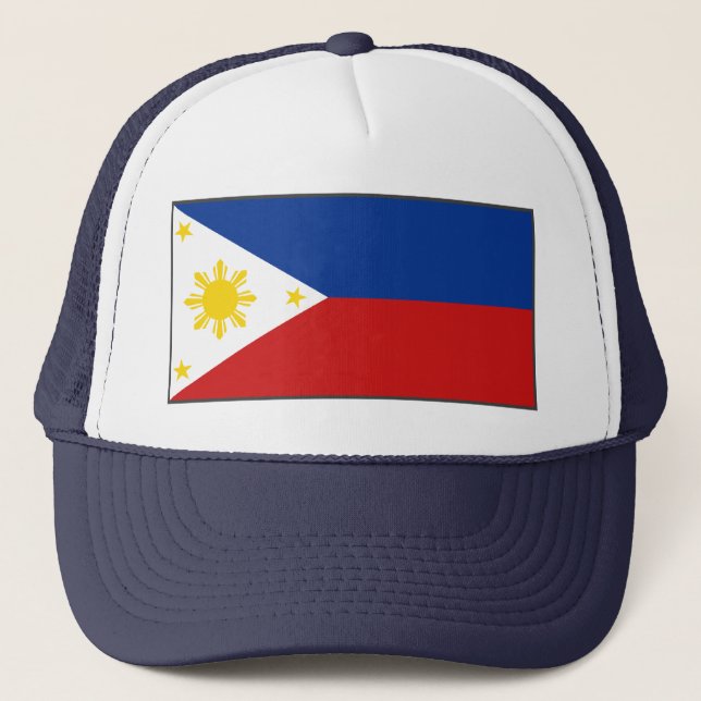 Casquette de drapeau de Philippines (Devant)