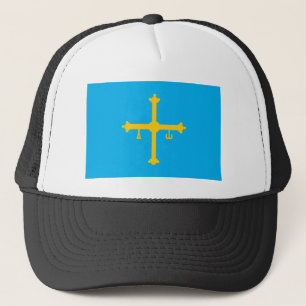 Casquette de drapeau des Asturies