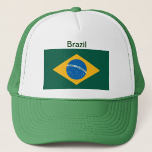 Casquette de drapeau du Brésil
