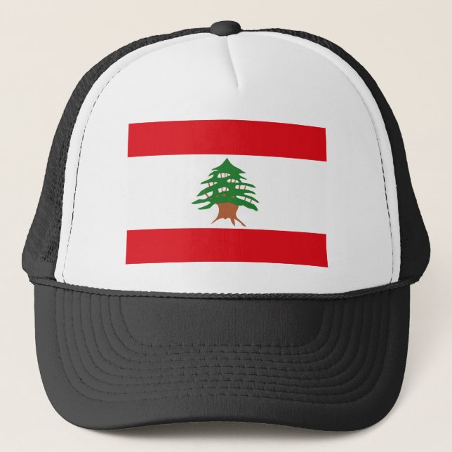 Casquette de drapeau du Liban (Devant)