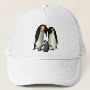 Casquette de famille de pingouin