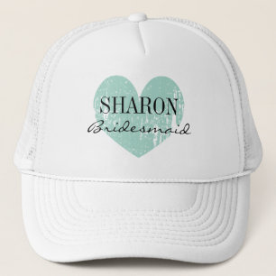 Casquette de femme de chambre de nom personnalisé 