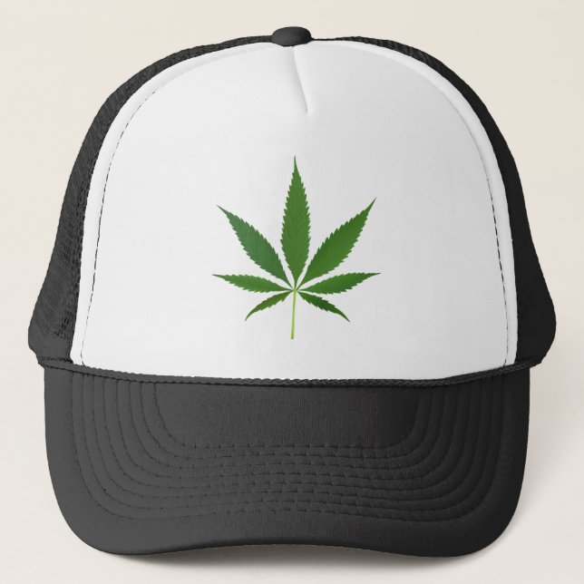 Casquette de feuille de mauvaise herbe (Devant)