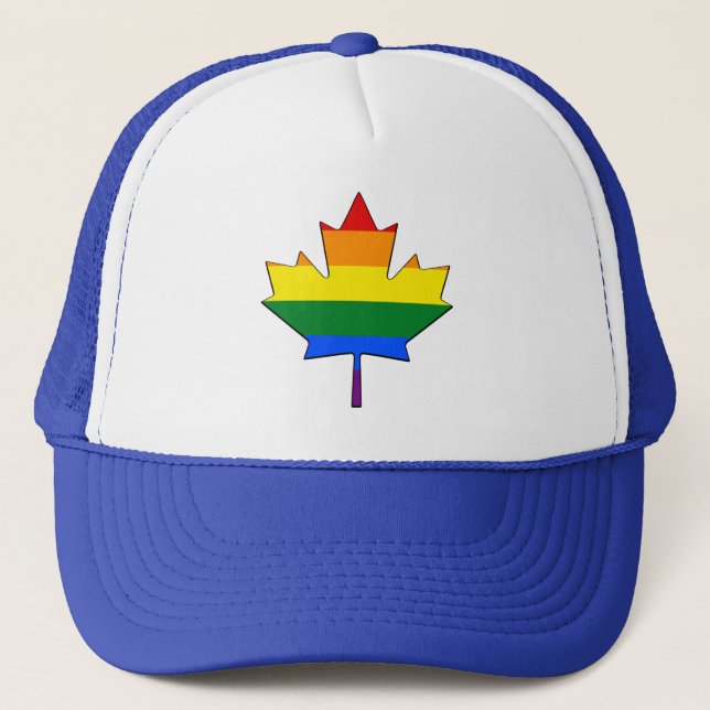 Casquette de feuille d'érable Rainbow (Devant)
