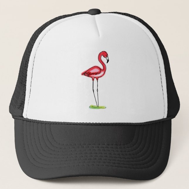 Casquette de Flamant rose (Devant)