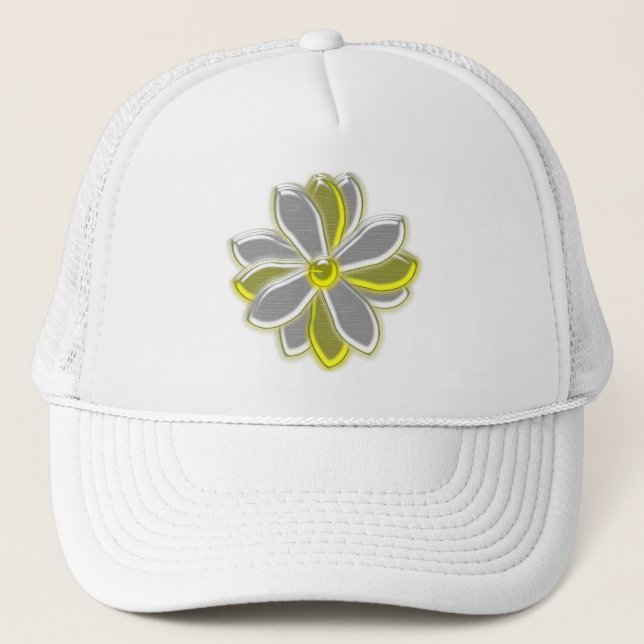 Casquette de fleur marguerite (Devant)