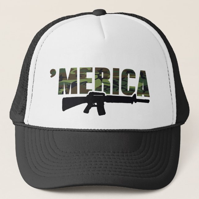 Casquette de fusil de MERICA de Camo ' (Devant)