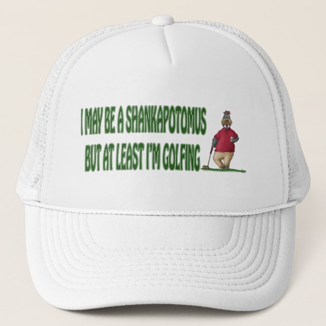 Casquette de golf : Hippopotame de Shankapotomus (Devant)